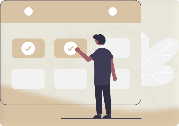 Service-based business illustration